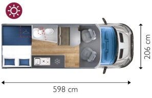 Galéria produktu GIOTTILINE GiottiVan 60FT 